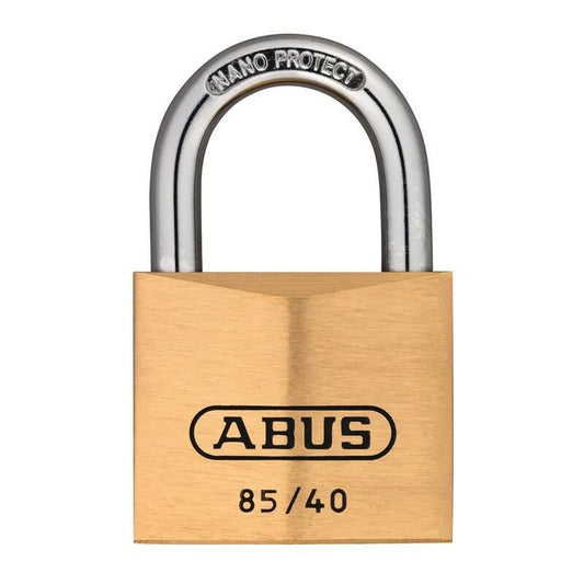 Cadenas à cylindre ABUS 85/40 gl largeur du corps de serrure 40 mm (3000280032)