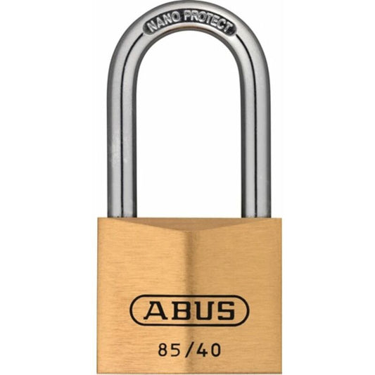 Cadenas à cylindre ABUS 85/40HB40 largeur du corps de serrure 40 mm (3000280043)