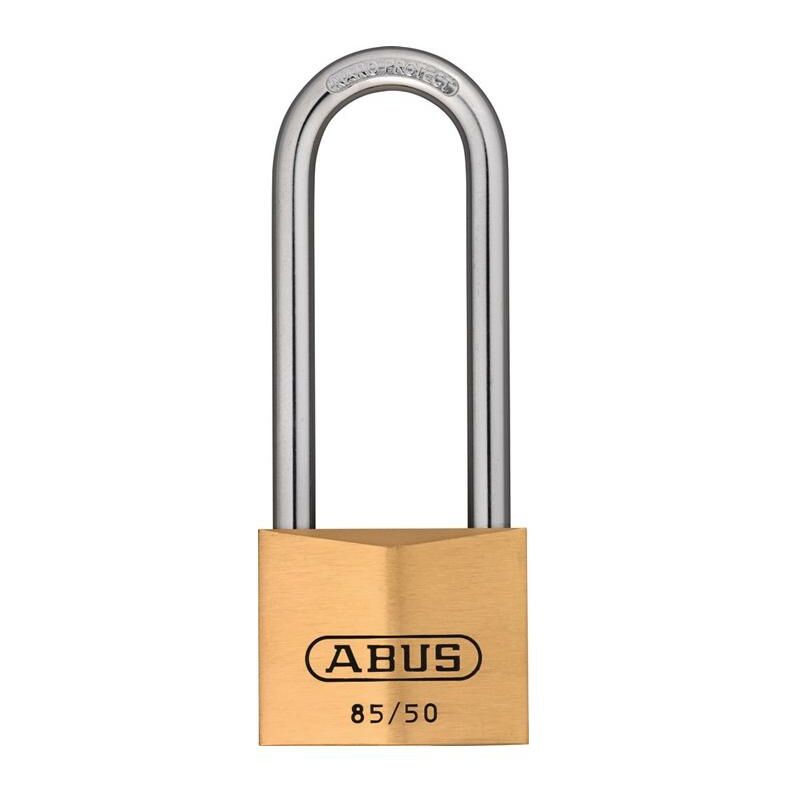 Cadenas à cylindre ABUS 85/50HB80 gl serrure largeur du corps 50 mm (3000280047)