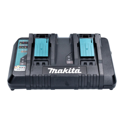 Makita Power Source Kit 18 V mit 4x BL 1850 B Akku 5,0 Ah + DC 18 RD Doppelladegerät ( 197626-8 ) + Makpac - Toolbrothers