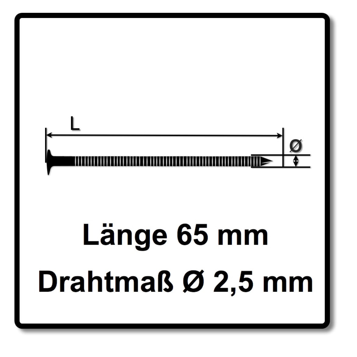 Prebena CNW25/65BKRI Coilnägel Ringschaft 7200 Stück - Toolbrothers