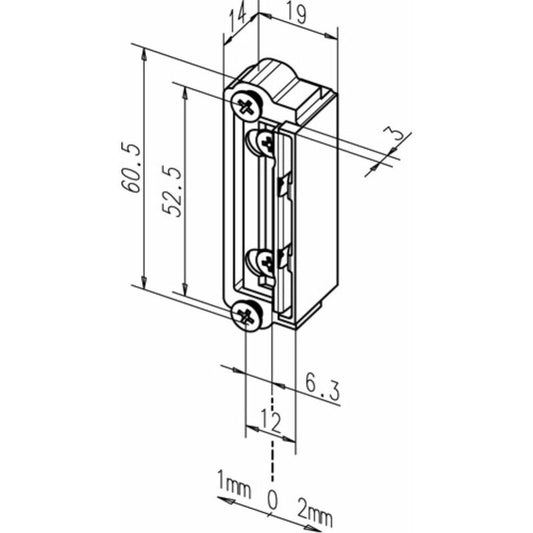 Pièce de rechange pour ouvre-porte ASSA ABLOY 1418-13 ProFix 2 universel (3324030996)