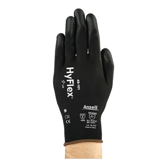 ANSELL Handschuhe HyFlex® 48-101 Größe 7 schwarz ( 4000371045 )