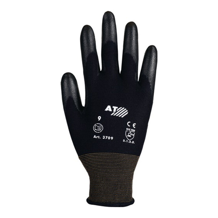 ASATEX Handschuhe Größe 10 schwarz ( 4000371157 )