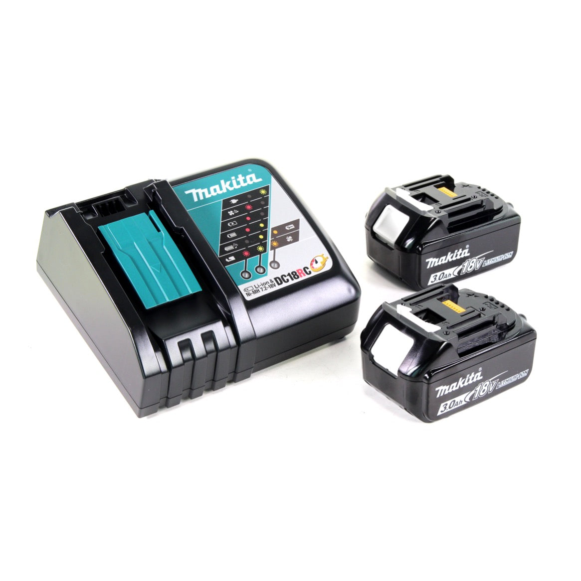 Makita DDF 482 RFEB Akku Bohrschrauber 18 Volt im Transportkoffer + 2x 3,0 Ah Akkus + Schnell Ladegerät - Toolbrothers