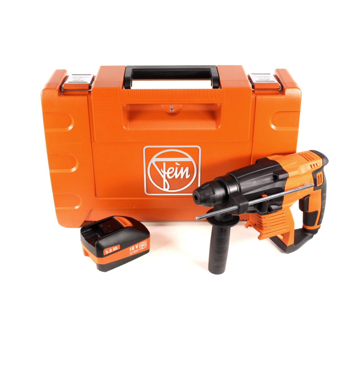 FEIN ABH 18 Akku Bohrhammer 18V 2.0J SDS-plus Brushless + 1x Akku 5,0 Ah + Koffer - ohne Ladegerät - Toolbrothers