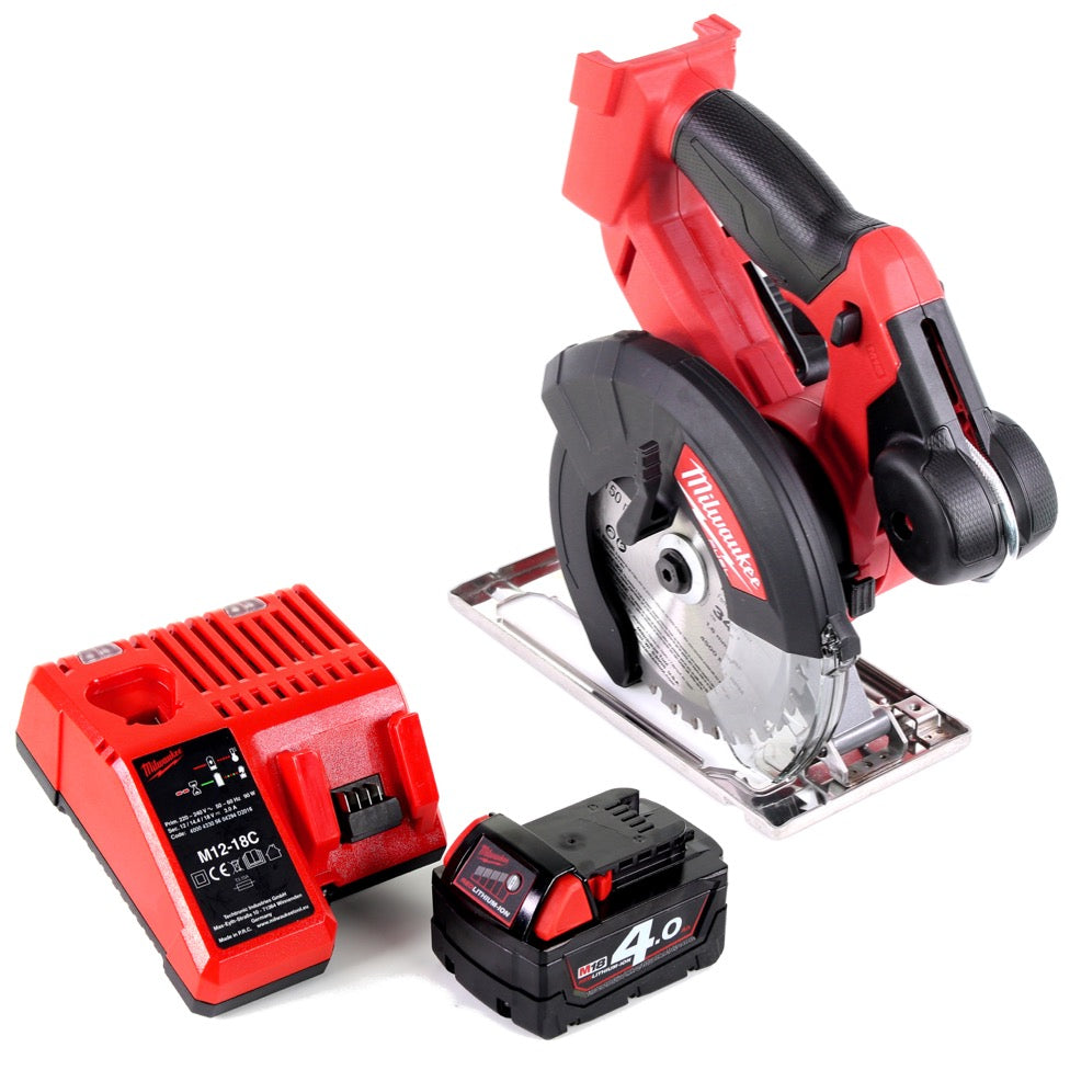 Milwaukee M18 FMCS 401C 18V 150 mm Akku Metallkreissäge + 1x Akku 4,0Ah + Ladegerät - Toolbrothers