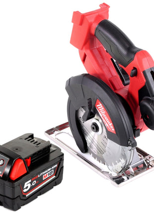 Milwaukee M18 FMCS 501 18V 150 mm Akku Metallkreissäge + 1x Akku 5,0Ah - ohne Ladegerät - Toolbrothers