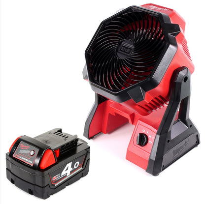 Milwaukee M18 AF 401 18V Akku Ventilator + 1x Akku 4,0Ah - ohne Ladegerät - Toolbrothers