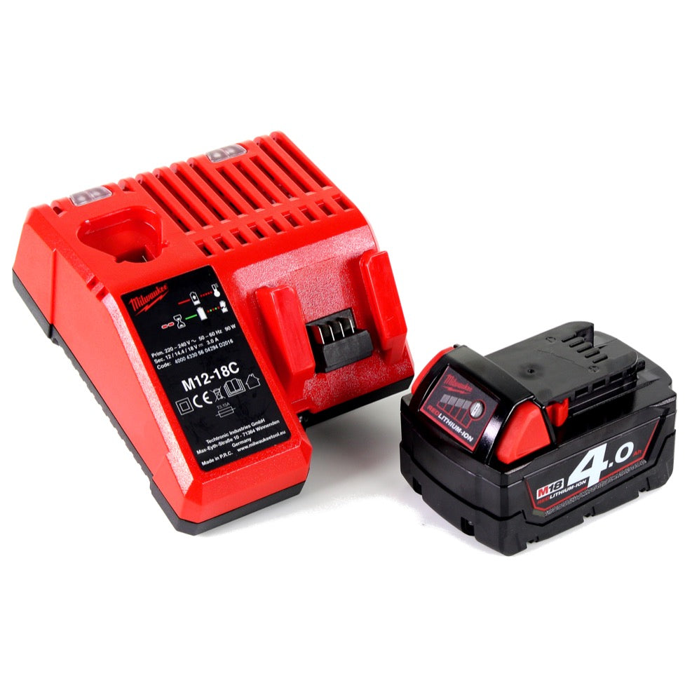 Milwaukee M18 AF 401C 18V Akku Ventilator + 1x Akku 4,0Ah + Ladegerät - Toolbrothers