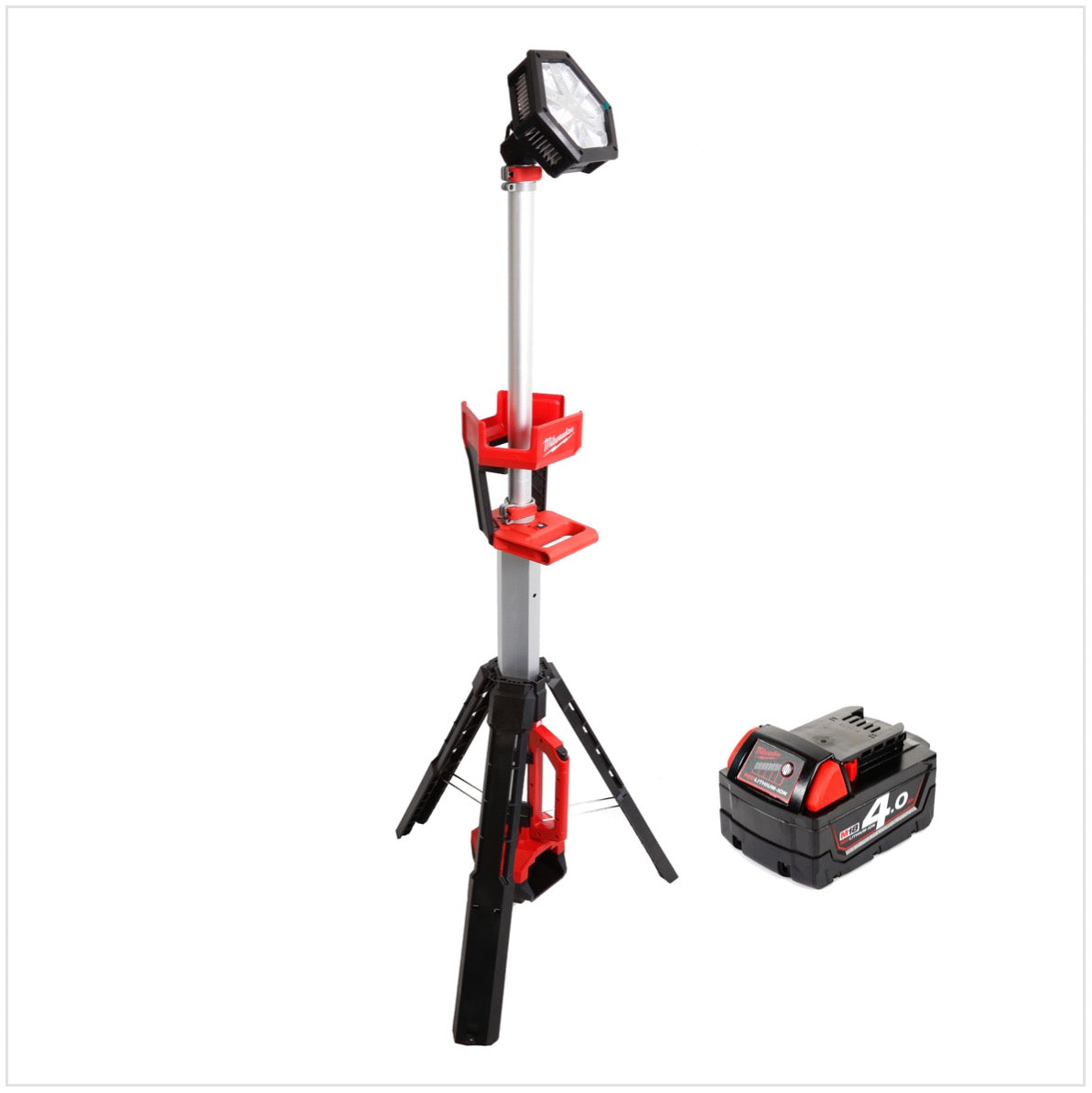 Milwaukee M18 SAL 401 18V Akku Baustrahler + 1x Akku 4,0Ah - ohne Ladegerät - Toolbrothers