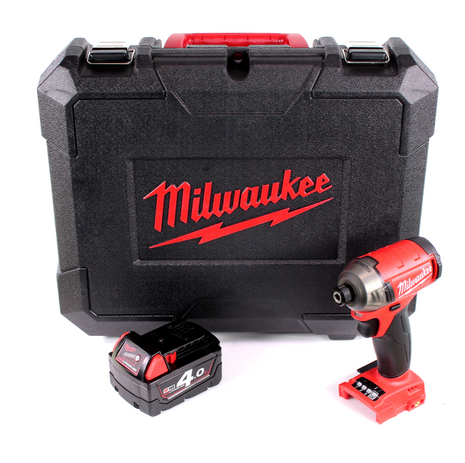 Milwaukee M18 FQID 401 18 V 1/4" Brushless Li-Ion Akku Schlagschrauber SURGE  im Werkzeugkoffer + 1x M18 B4 4,0 Ah Akku - Toolbrothers