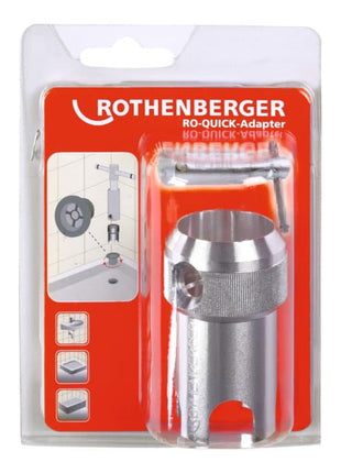 Outil de vissage de vanne ROTHENBERGER Adaptateur RO-QUICK longueur 75 mm (4000781040)