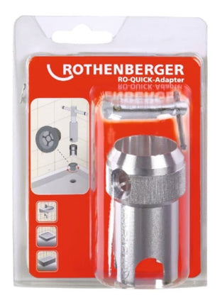 Outil de vissage de vanne ROTHENBERGER Adaptateur RO-QUICK longueur 75 mm (4000781040)