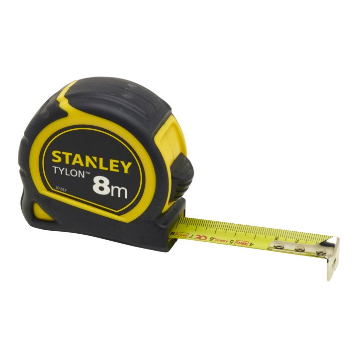 Mètre ruban de poche STANLEY Tylon™ longueur 8 m largeur 25 mm mm/cm (4000787023)