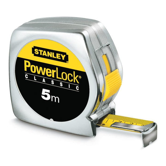 Mètre ruban de poche STANLEY PowerLock® longueur 5 m largeur 25 mm mm/cm (4000787358)