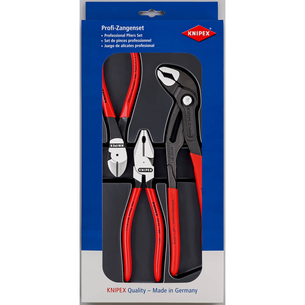 Jeu de pinces KNIPEX Power contenu du paquet 3 pièces (4000794414)