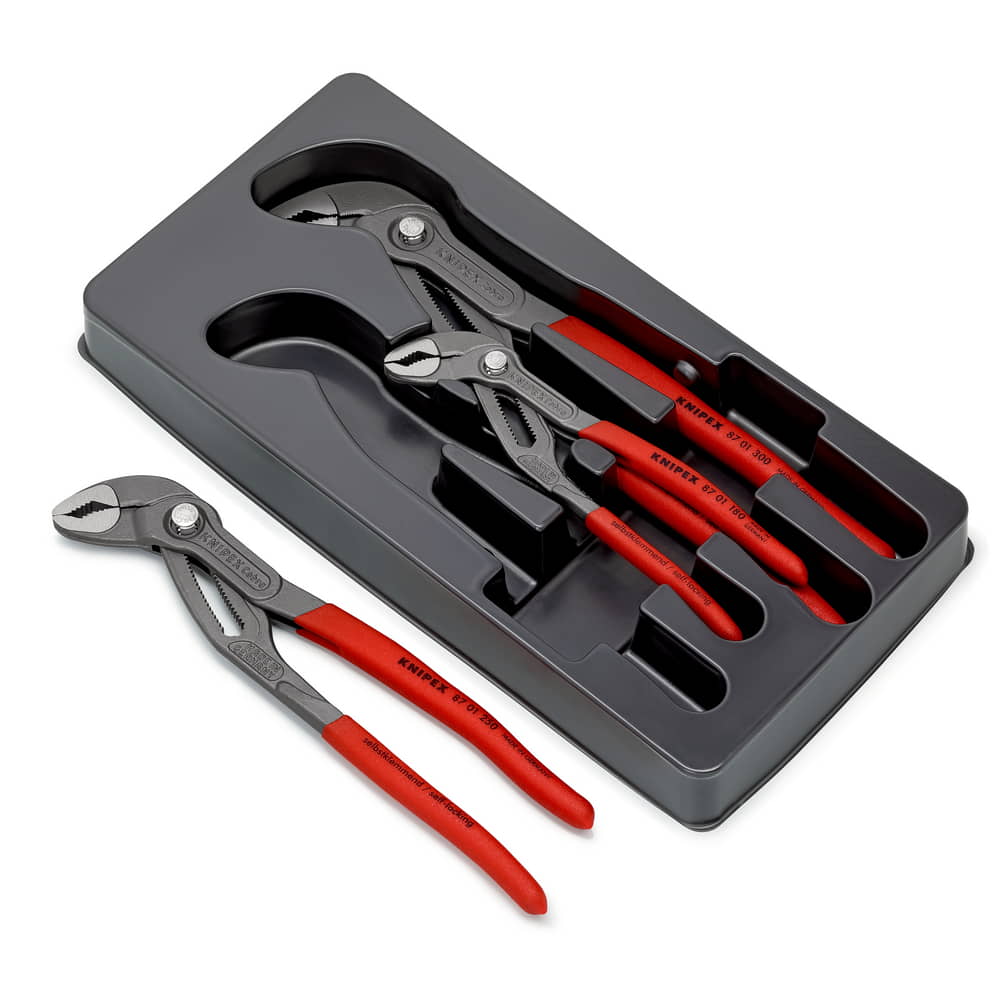 Jeu de pinces KNIPEX Cobra® contenu de la livraison 3 pièces (4000795120)