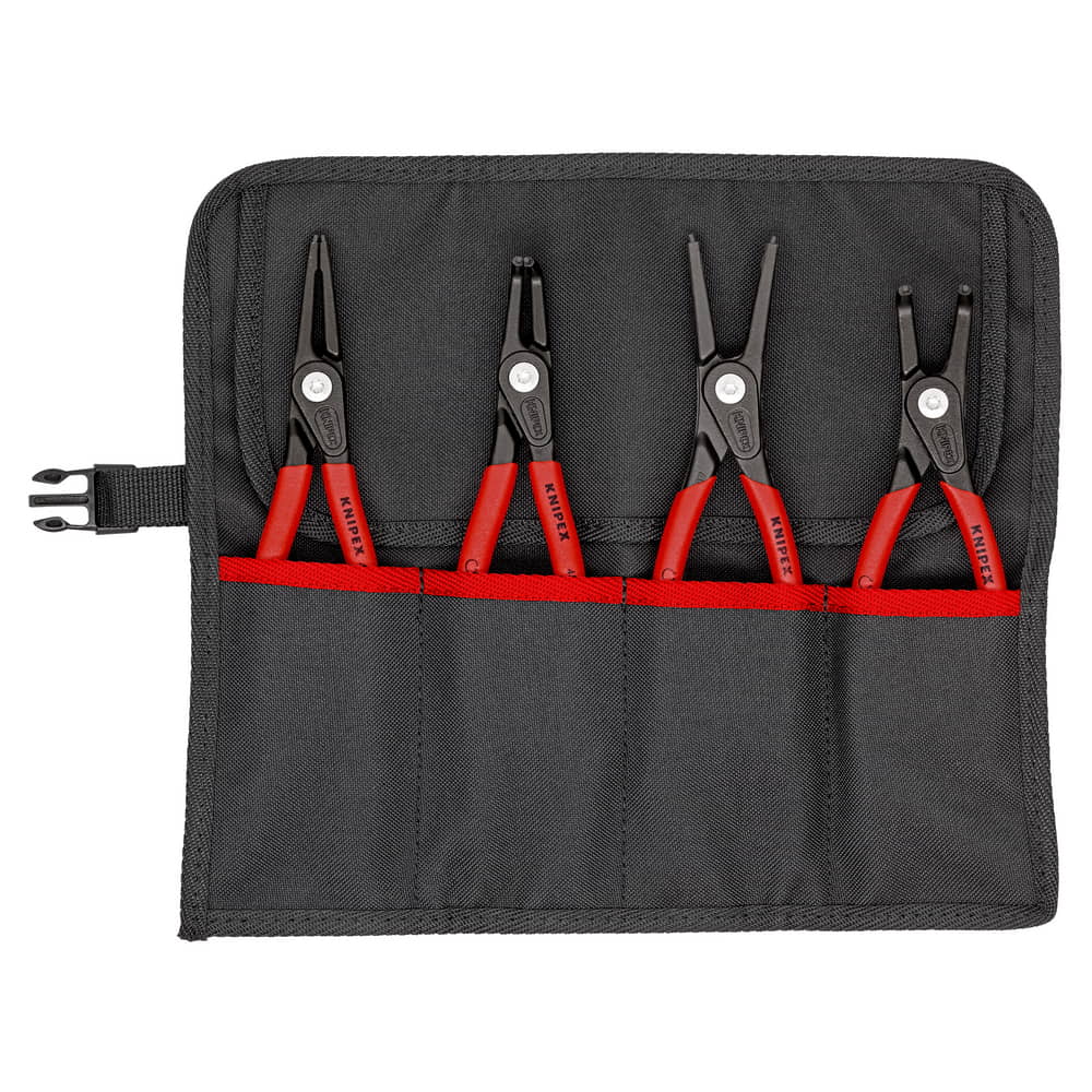 Jeu de pinces à circlips de précision KNIPEX, 4 pièces dans un sac en rouleau (4000795455)