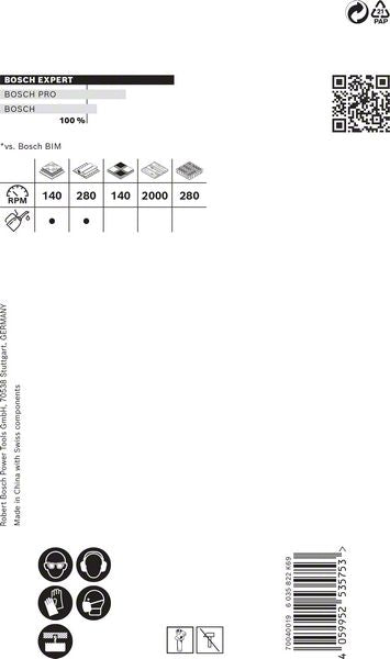 Scie cloche BOSCH Expert Scie pour matériaux durs diamètre 60 mm profondeur de coupe 60 mm (4000800251)