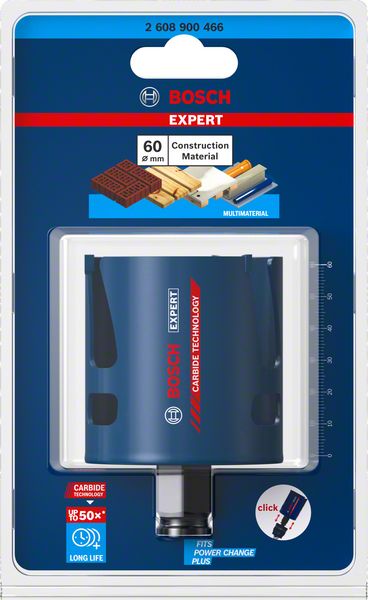 BOSCH Lochsäge Expert Construction Material Sägen-Ø 60 mm Schnitttiefe 60 mm ( 4000800279 )