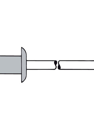 GESIPA rivet aveugle tige de rivet dxl 6 x 16 mm (4000813243)