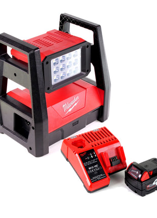 Milwaukee M18 HAL-401C Akku Flutstrahler mit 3000 Lumen + 1x 4,0 Ah Akku + Universal Ladegerät - Toolbrothers