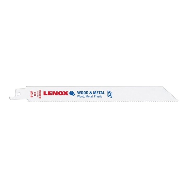 Lame de scie alternative LENOX 810R longueur 203 mm largeur 19 mm (4000814724)