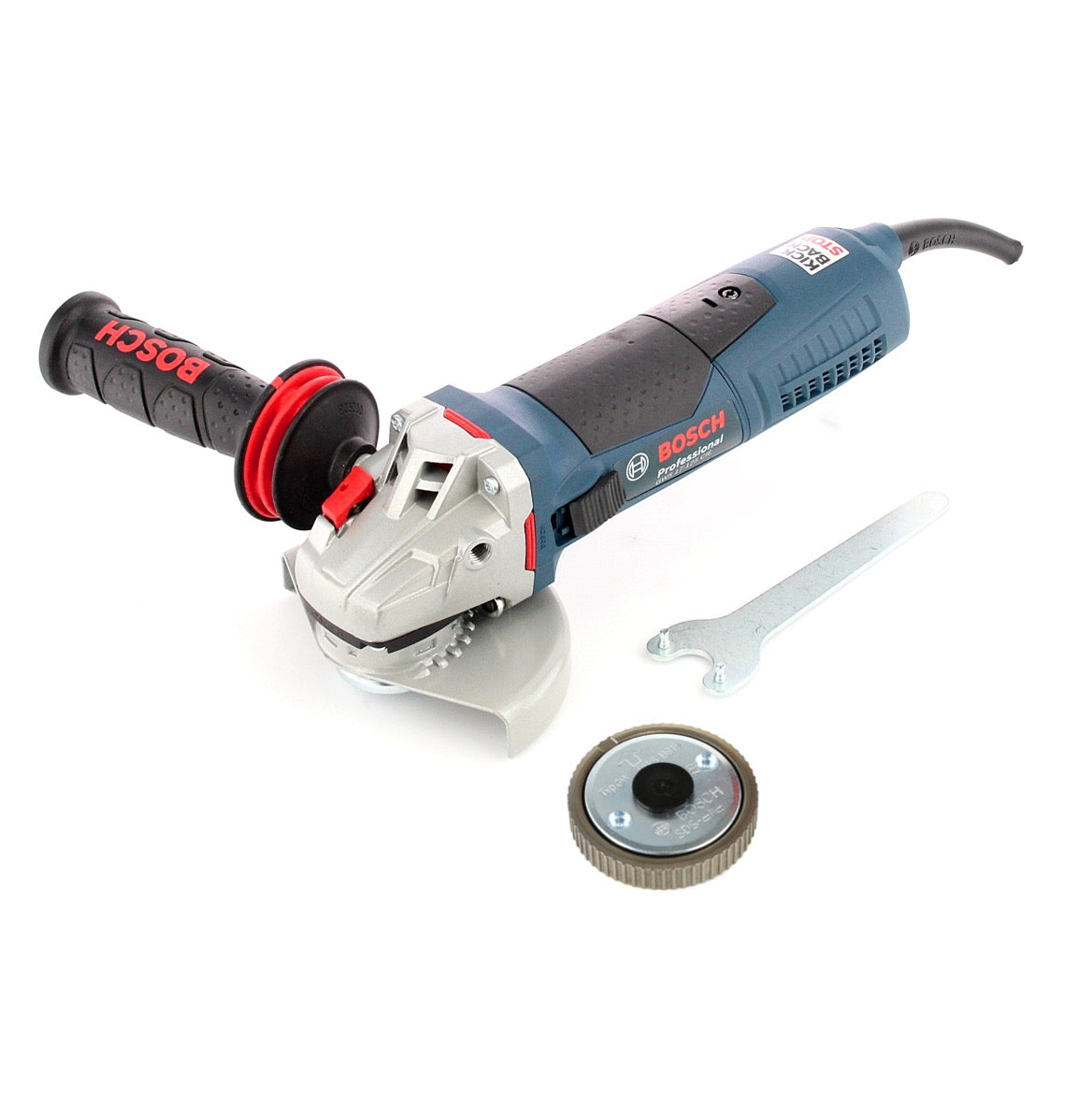 Bosch GWS 17-125 CIE 1700 Watt 125 mm Winkelschleifer + 1 x SDS clic M14 Schnellspannmutter - Toolbrothers