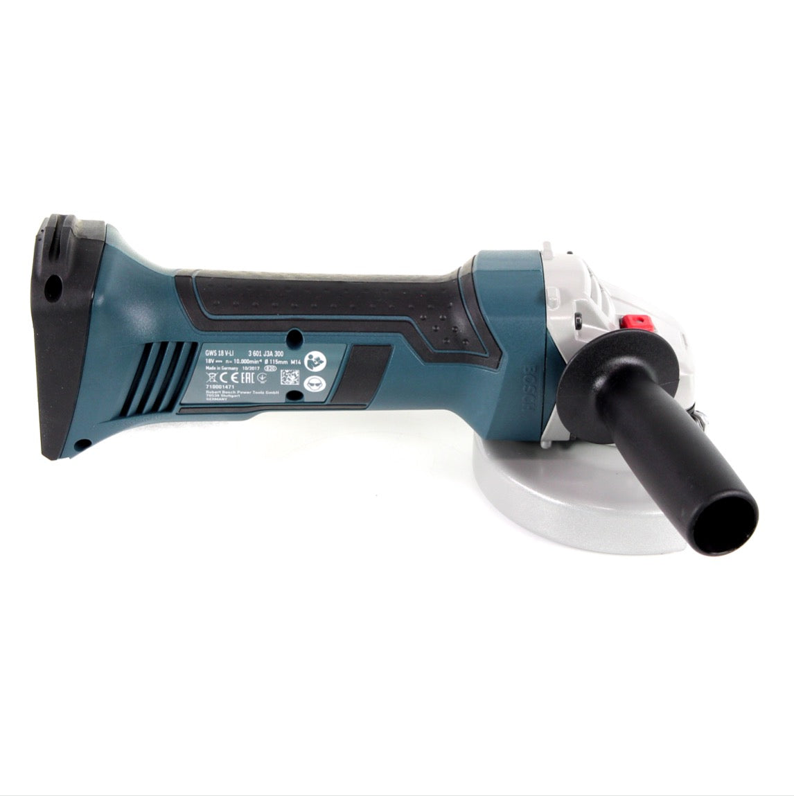 Bosch GWS 18 V-Li Professional 115 mm Akku Winkelschleifer + 1 x SDS clic M14 Schnellspannmutter - ohne Akku, ohne Ladegerät - Toolbrothers