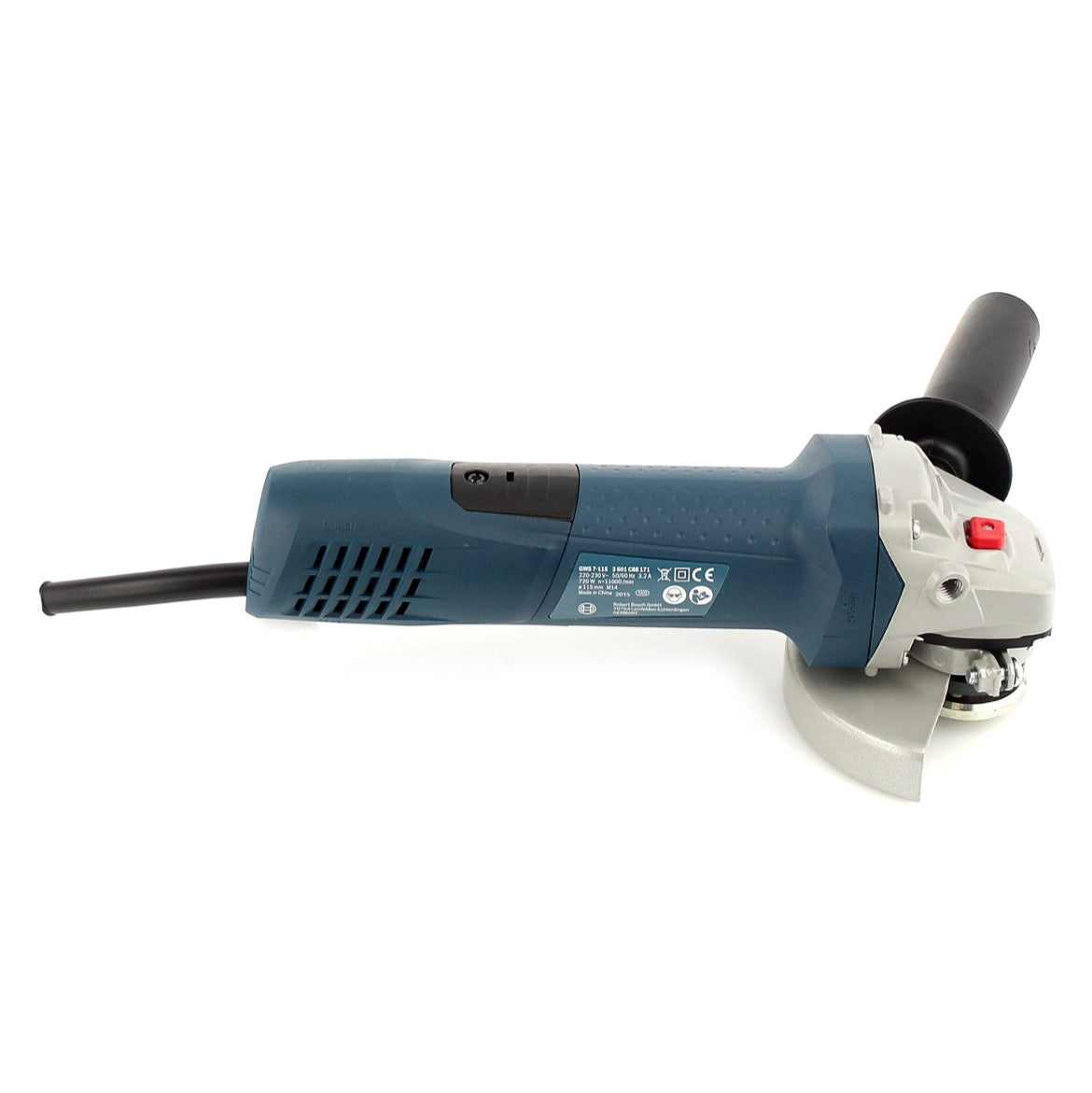 Bosch GWS 7-115 E 720 Watt Professional Winkelschleifer 115 mm Scheibendurchmesser + 1 x SDS clic M14 Schnellspannmutter - Toolbrothers