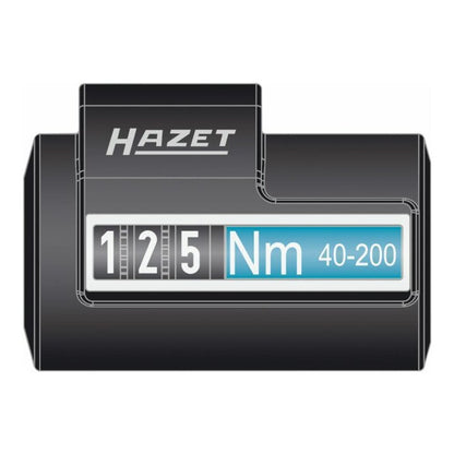 Clé dynamométrique HAZET 5121-2CLT 1/2″ 20 - 120 Nm (4000821740)