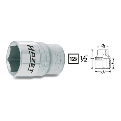 HAZET Steckschlüsseleinsatz 900 1/2 ″ 6-kant ( 4000822683 )