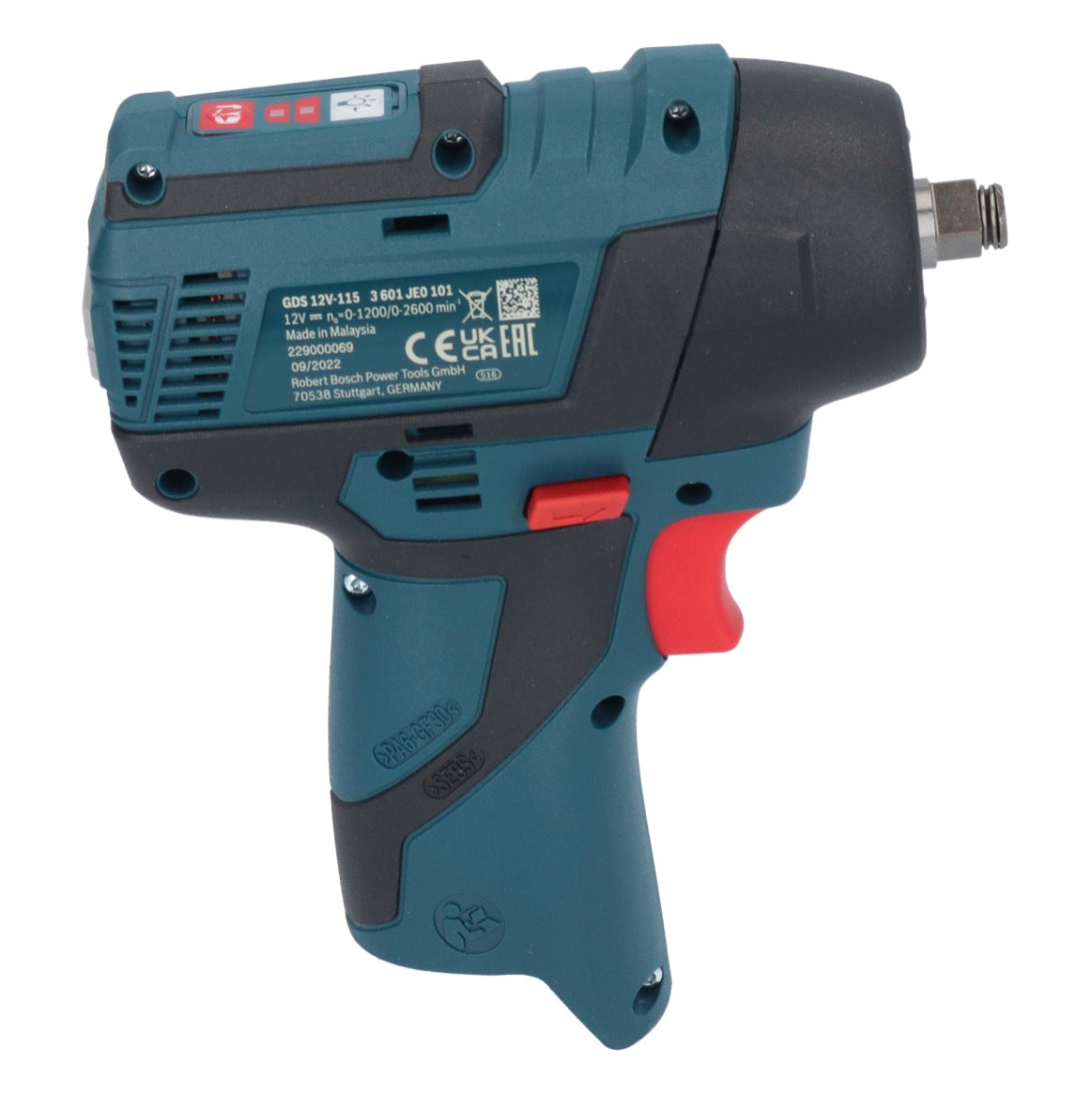 Bosch GDS 12V-115 Professional Akku Drehschlagschrauber 12 V 115 Nm 3/8" Brushless + L-Boxx ( 06019E0102 ) - ohne Akku, ohne Ladegerät - Toolbrothers