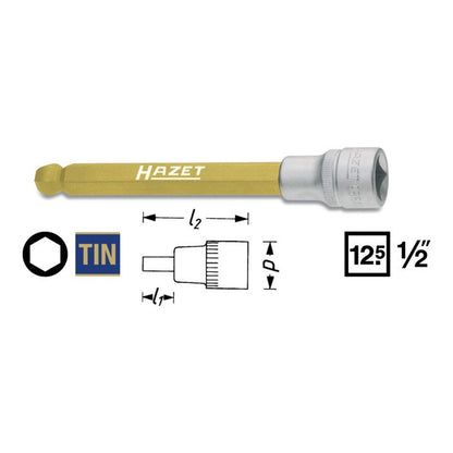 HAZET insert de clé à douille 986KK 1/2″ six pans intérieurs (4000822762)