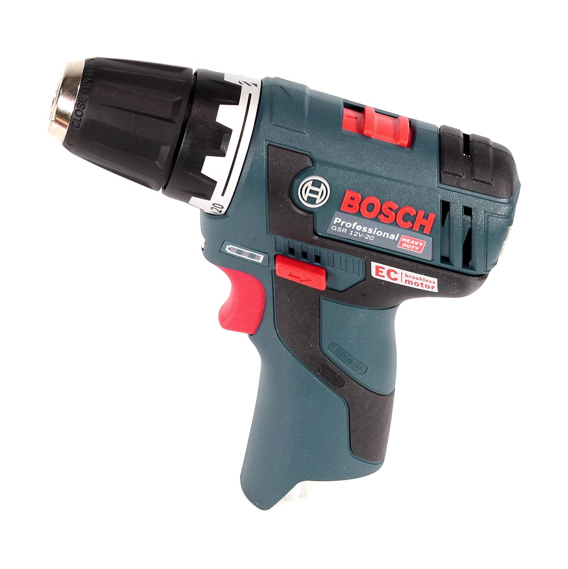 Bosch GSR 12V-20 Professional Akku brushless Bohrschrauber + L-Boxx + 1x Holzbohrer Set - ohne Akku, ohne Ladegerät - Toolbrothers