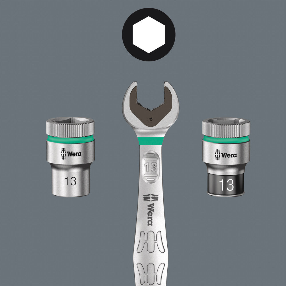 WERA Doppelmaulschlüssel Joker 6005 12 x 13 mm Länge 166 mm ( 4000823162 )