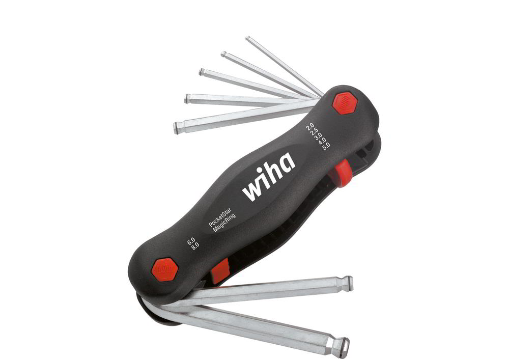 Jeu de tournevis WIHA 369R P7 support pliable à main 7 pièces (4000825348)