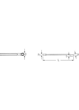 Clé mixte STAHLWILLE OPEN-BOX 14 SW 7 mm longueur 135 mm (4000826038)