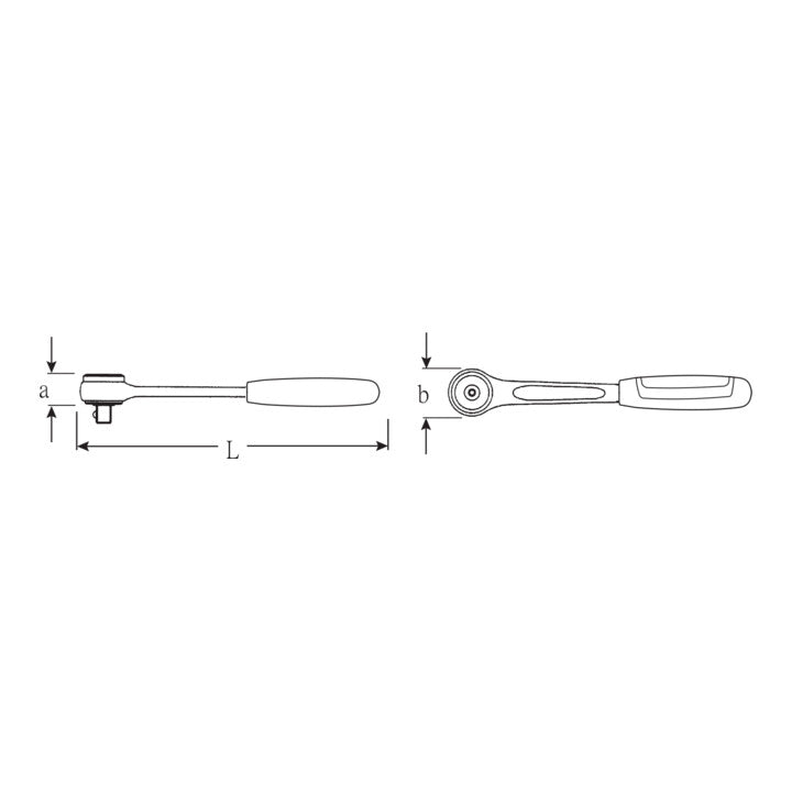 STAHLWILLE Umschaltknarre 411 1/4 ″ 60 Zähne ( 4000826273 )