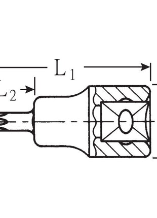 STAHLWILLE insert de clé à douille 1/2″ TX (4000826392)