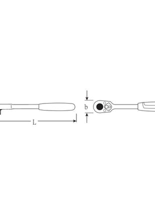 Attache à cliquet STAHLWILLE 522 1/2″ réversible (4000826438)