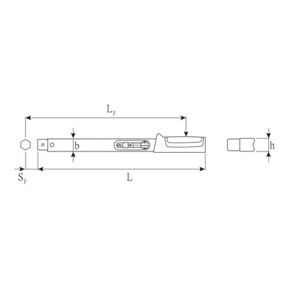 STAHLWILLE Drehmomentschlüssel 730/5 Quick 6 - 50 Nm ( 4000826513 )