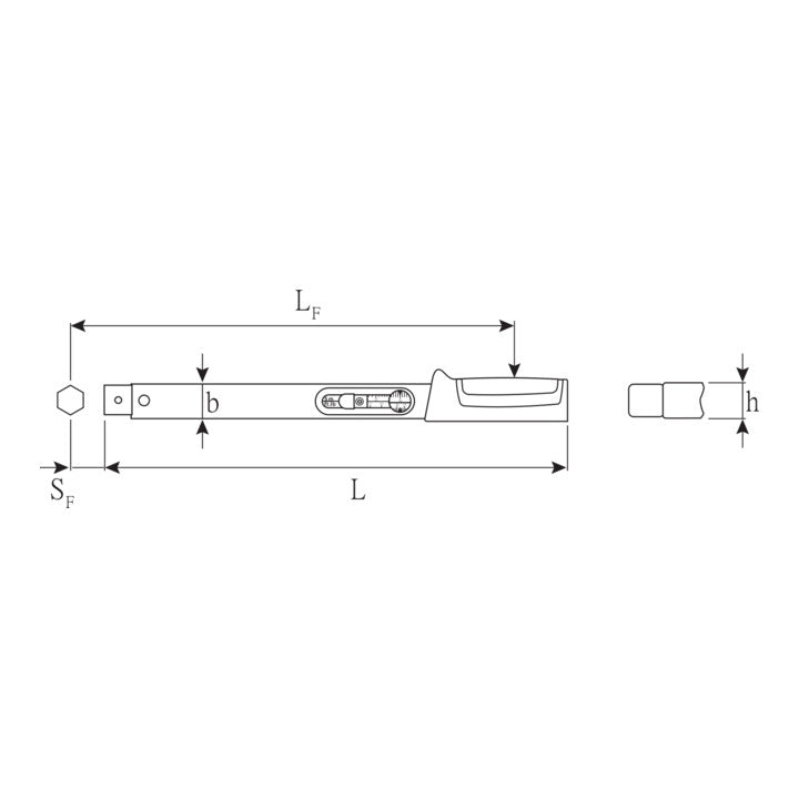 STAHLWILLE Drehmomentschlüssel 730/12 Quick 25 - 130 Nm ( 4000826515 )