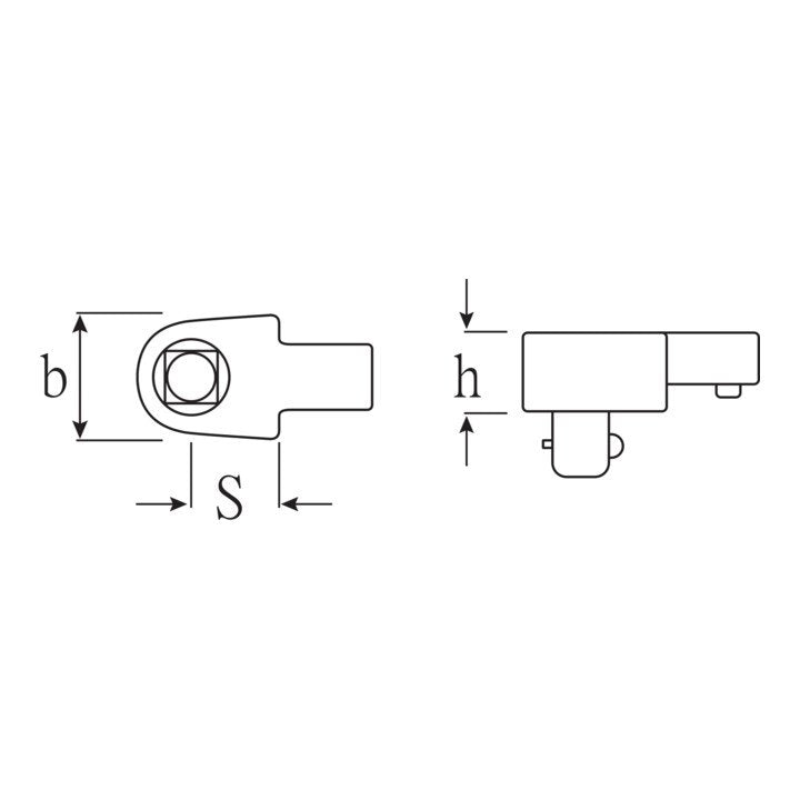 Outil à insérer STAHLWILLE 734/10 1/2″ 9 x 12 mm (4000826610)