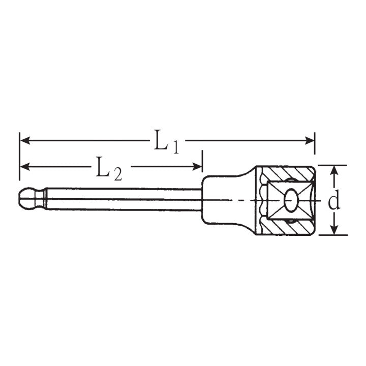 STAHLWILLE Steckschlüsseleinsatz 54 KK 1/2 ″ Innen-6-kant ( 4000826613 )