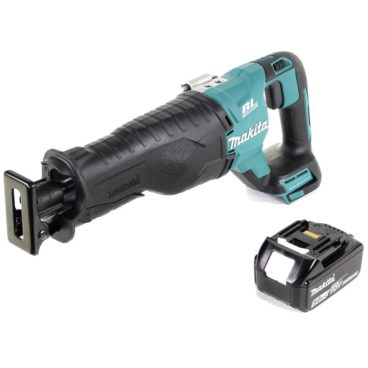 Makita DJR 187 T1 Akku Reciprosäge 18 V Brushless Säbelsäge + 1x 5,0 Ah Akku - ohne Ladegerät - Toolbrothers