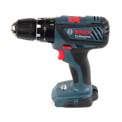 Bosch GSB 18-2-Li Plus Schlagbohrschrauber Professional 18 V im Koffer + 1x GBA 4,0 Ah Akku + Ladegerät + 30 tlg. Zubehörset Bit und Bohrer - Toolbrothers