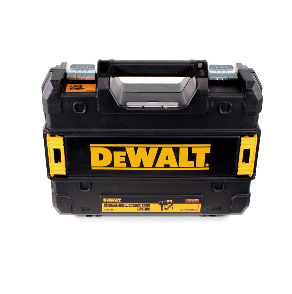 DeWalt D25334K Kombihammer 30mm SPS-Plus 950 Watt 3,5 Joule im TSTAK Koffer mit vibrationsdämpfendem Handgriff, Schnellwechsel-Bohrfutter und Tiefenanschlag - Toolbrothers