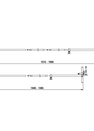 BESSEY Türfutterspanner Spannbereich 565 - 1010 mm ( 4000831753 )